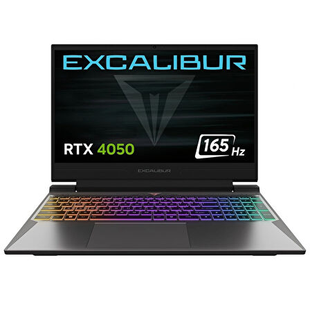 Casper Excalibur G870 i5-13420H 16GB 500GB 6GB RTX4050 15.6" Freedos Gaming Laptop G870.1342-BVA0X-B