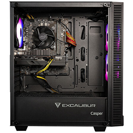 Casper Excalibur Intel Core i7 12700KF E65H.121F-8V50X-0FC-097 24GB 500GB RTX3050 FreeDos Masaüstü Bilgisayar 