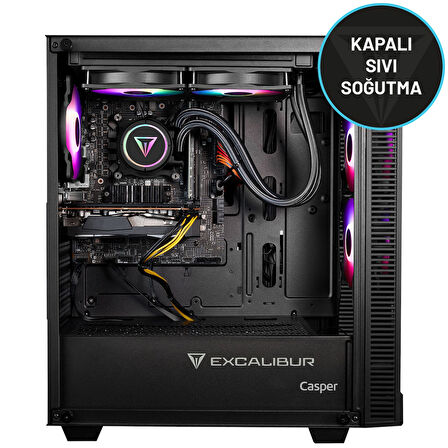 Casper Excalibur E65H.144F-EX70X-0RE Intel Core i5-14400F 64GB RAM 2TB NVME SSD RTX 5070 Freedos Sıvı S.