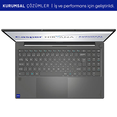 Casper Nirvana X700.1270-BV00R-G-F Intel Core i7-12700H 16GB RAM 500GB NVME SSD Windows 11 Pro