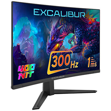 Casper Excalibur E27FVC-E 27" 300HZ 1MS 400NIT Fast VA Curved HDR10 Oyuncu Monitörü 