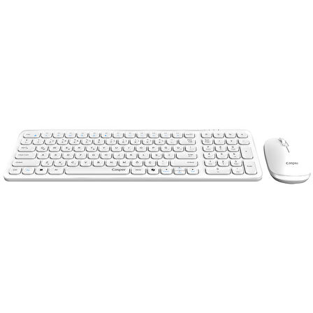 Casper D300 Beyaz Kablosuz Klavye Mouse Set