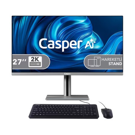 Casper Nirvana A87.255H-BV00R-V-G Intel Core Ultra 7-255H 16GB RAM 500GB NVMe SSD W11P All in one