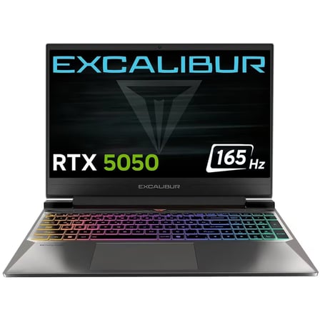 Casper Excalibur G870 Core i7-13620H 24GB 1TB 8GB RTX5050 15.6" W11 Home Gaming Laptop G870.1362-CF50A-C