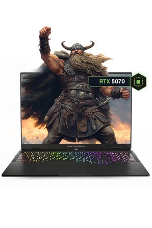 Casper Excalibur G915 AI Intel Core Ultra 7-356H 24GB 1TB RTX5070 165HZ 16" W11P Gaming Laptop G915.356H-CF70R-C