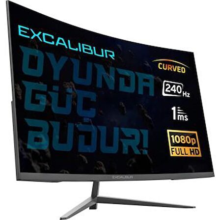 Casper Excalibur Monitör 31.5” LED, 240HZ, 1MS, FHD, HDMI, DP, E315FHD-G