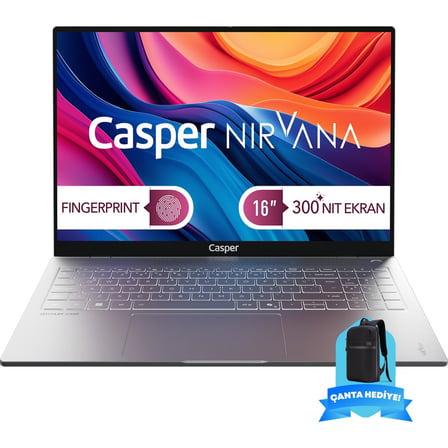 Nirvana Taşınabilir Bilgisayar S100 300NIT İ7-13620H 32GB Ddr5 Ram 1tb SSD Windows 11 Home Taşınabilir Bilgisayar S100.1362-DF00A-G-F-M102