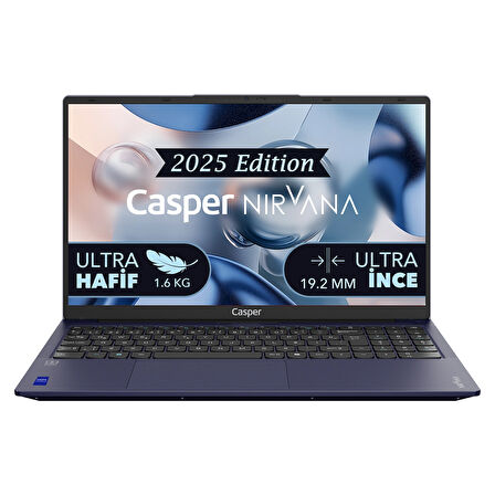 Casper Nirvana X600.1342-8U00R-M-F Intel Core i5-13420H 8GB RAM 250GB NVME SSD Windows 11 Pro