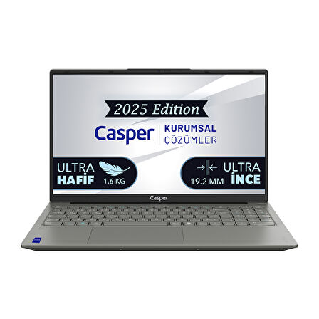 Casper Nirvana X700.1315-8U00X-G-F Intel Core i3-1315U 8GB RAM 250GB NVME SSD Freedos Laptop 