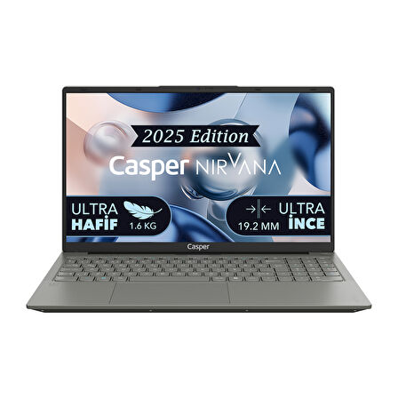 Casper Nirvana X600.1315-8X00X-G-F Intel Core i3-1315U 8GB RAM 2TB NVME SSD Freedos Laptop
