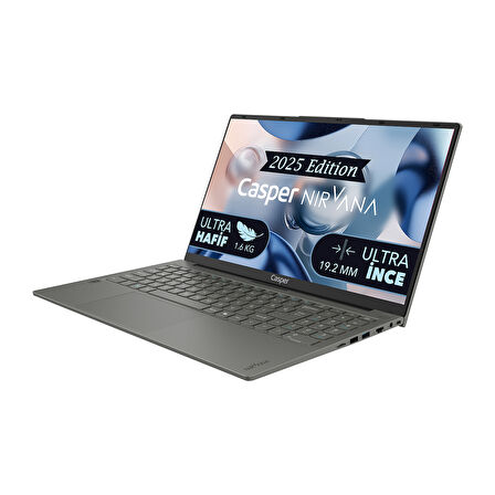 Casper Nirvana X600.1315-8X00X-G-F Intel Core i3-1315U 8GB RAM 2TB NVME SSD Freedos Laptop