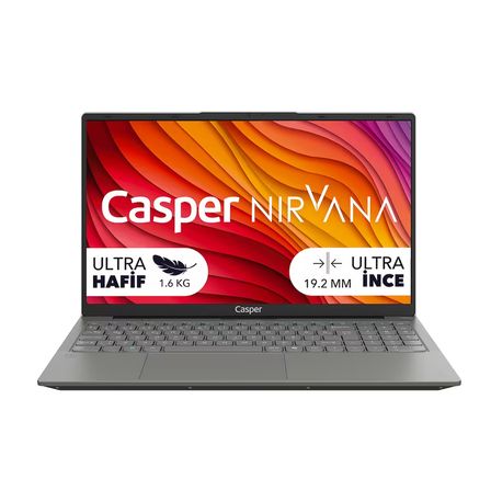 Casper Nirvana X650 i5-13420H 16GB DDR5 1TB SSD W11H 15.6" Laptop X650.1342-BF00A-G-F