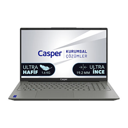 Casper Nirvana X750 i3-1315U 8GB DDR5 1TB SSD Freedos 15.6" Laptop X750.1315-8F00X-G-F