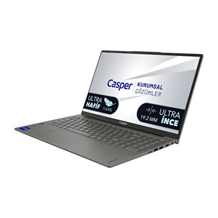 Casper Nirvana X750 i5-13420H 8GB DDR5 500GB SSD Freedos 15.6" Laptop X750.1342-8V00X-G-F