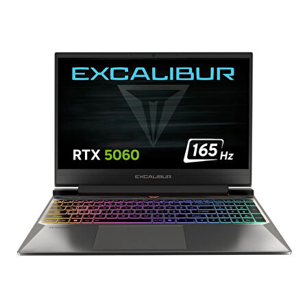 Casper Excalibur G880 i7-13620H 16GB 1TB RTX5060 8GB 165HZ 15.6" Freedos Gaming Laptop G880.1362-BF60X-C