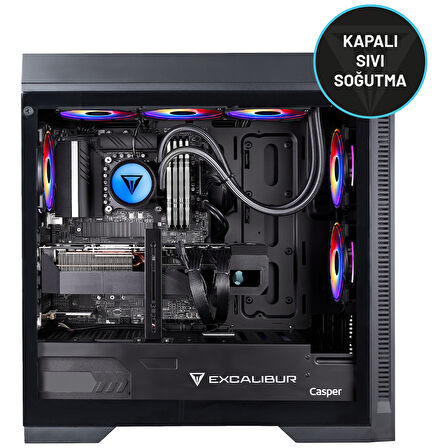 Casper Excalibur E75L.147F-DX60X-0SD Intel Core i7-14700F 32GB RAM 2TB SSD Nvidia GeForce RTX 5060 Freedos