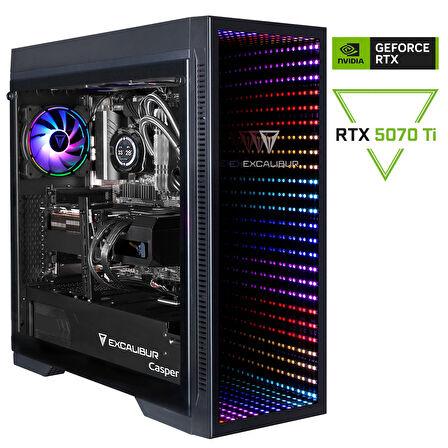 Casper Excalibur E75Z.265K-EFP0X-0LE Series 2 Intel Core Ultra 7-265KF 64GB RAM 1TB SSD Nvidia GeForce RTX 5070TI Freedos