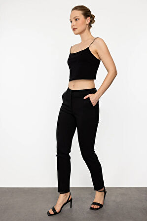 Cepli Kumaş Pantolon Siyah | 40