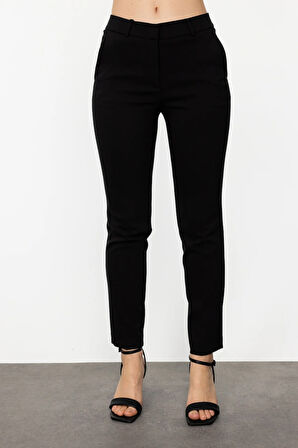 Cepli Kumaş Pantolon Siyah | 40