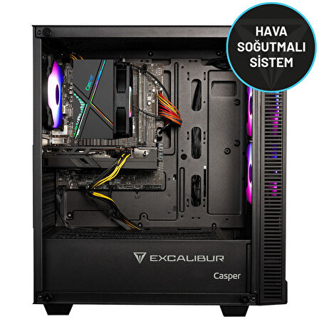 Casper Excalibur E65H.144F-BFP0X-0HE Intel Core i5-14400F 16GB RAM 1TB SSD Nvidia GeForce RTX 5070TI Freedos