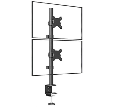 Ergoflex EF63 Steel Design 2-8 kg Çift Ekran Asansörlü 13"-32" Desktop Monitör Standı