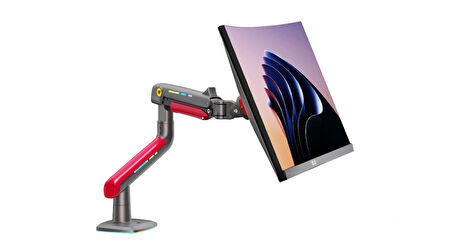 NB Ergonomic L50-Gaming , 32-60inch RGB Aydınlatmalı , Oyuncu Monitör Standı