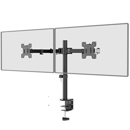 Ergoflex EF52 Steel Design 2-8 kg Çift Kol 13"-27" Asansörlü Monitör Standı