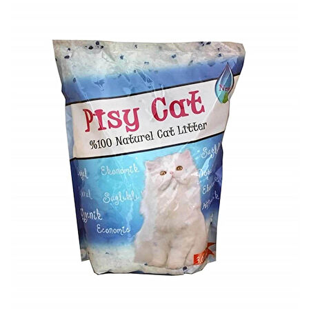 Pisycat Silika Süper Emici Kristal Kedi Kumu 3,6 Lt 