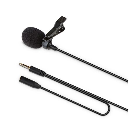 Jwin MIC-100 Metal Mandallı Yaka Mikrofonu