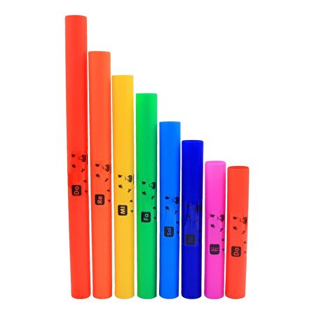 Jwin JBW-10 8li Boomwhackers Chromatic Set