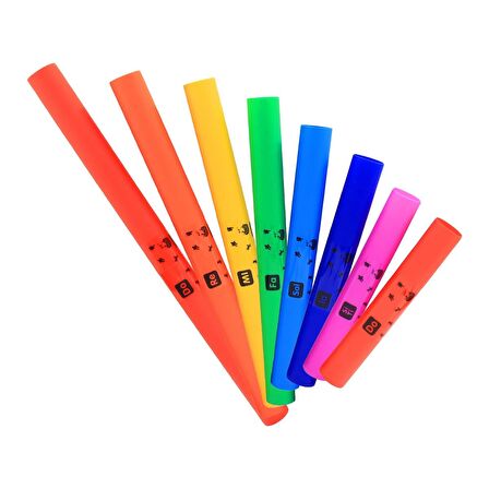 Jwin JBW-10 8li Boomwhackers Chromatic Set