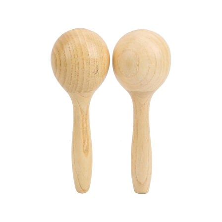 Jwin JWM-109 Saplı Marakaş Orff - Ritim Aleti Seti - Natural