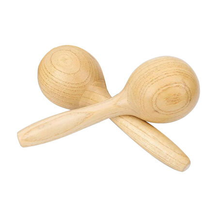 Jwin JWM-109 Saplı Marakaş Orff - Ritim Aleti Seti - Natural