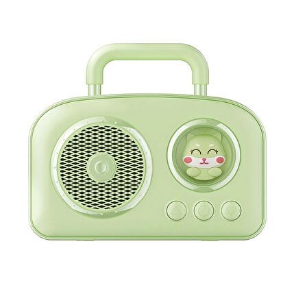 Jwin BR-220 Radyolu Bluetooth Hoparlör - Yeşil