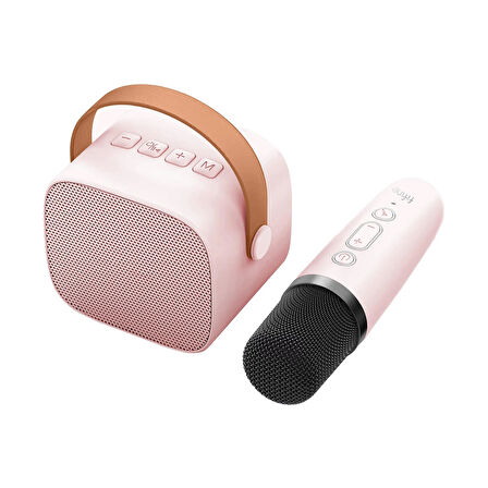 Jwin BK-320 Mikrofonlu Bluetooth Hoparlör - Pembe