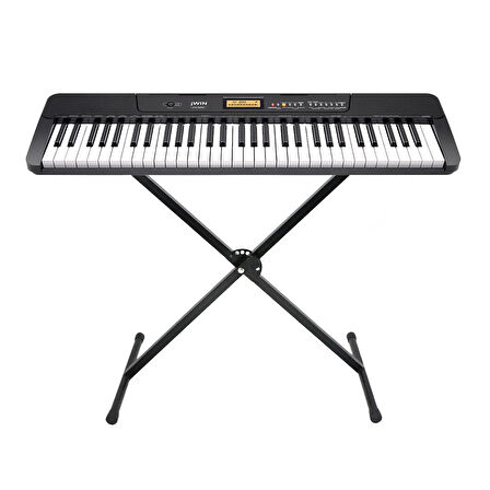 Jwin JTK-3500 61 Tuş Hassasiyetli 5 Oktav Org Seti - Siyah