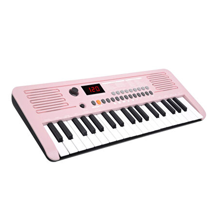 Jwin Sapphire MK-1537 37 Tuşlu Org (Adaptör Hediye)-Pembe