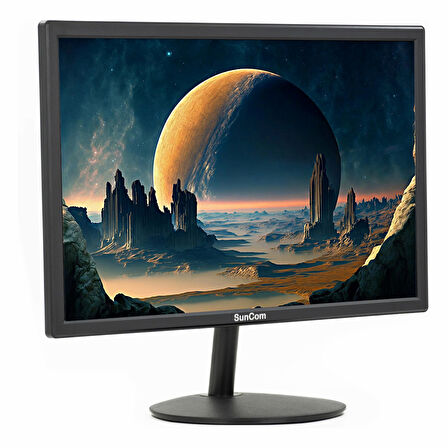 Suncom SM190VI-N 19" 60Hz 5Ms VGA+HDMI HD+ VA Vesa Monitör