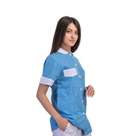 Formteks Kadın Temizlik Ceket Bebe Yaka