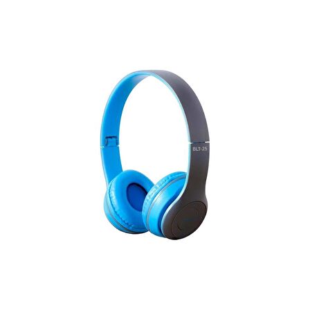 Sunix Wireless 5.0 Stereo Kulak Üstü Bluetooth Kulaklık Mavi BLT-25