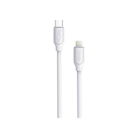 Shaza Type-C to Lightning 2.4A Hızlı Şarj ve Data Kablosu 1M
