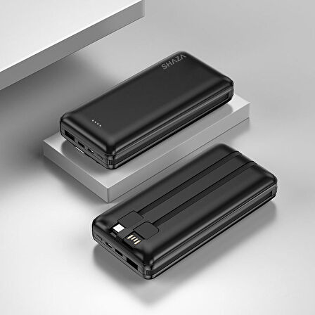 Shaza 4in1 20000 mAh Hızlı Şarj Powerbank