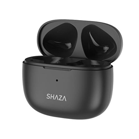 Shaza Air7 Plus 4 Mikrofonlu ENC 320 mAh Şarj Kapasitesi TWS Bluetooth Kulaklık Siyah