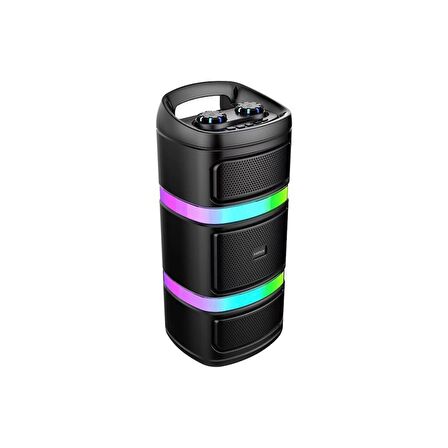 Sunix 4x2 Inc 2400 Mah Kablosuz Mikrofonlu Ledli Bluetooth Hoparlör BTS-100