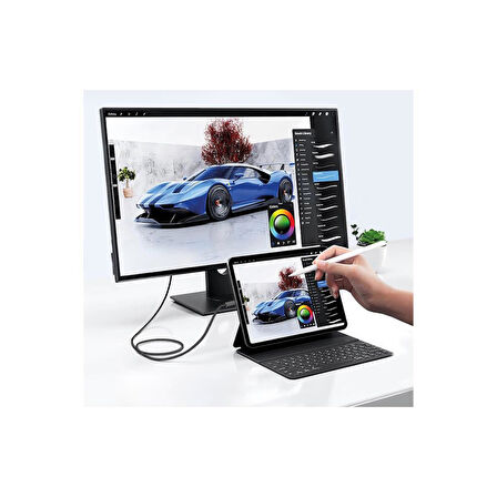 Sunix 4K Usb-C HDMI 185 Cm Görüntü Aktarım Kablosu HD-03