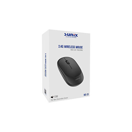 Sunix 2.4G Kablosuz Mouse Siyah MS-20