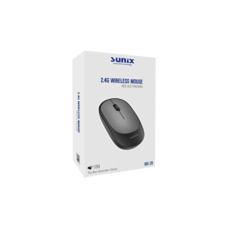 Sunix 2.4G Kablosuz Mouse Gri MS-20