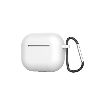 Sunix Airpod Pro İle Uyumlu Silikon Kulaklık Kılıfı Beyaz