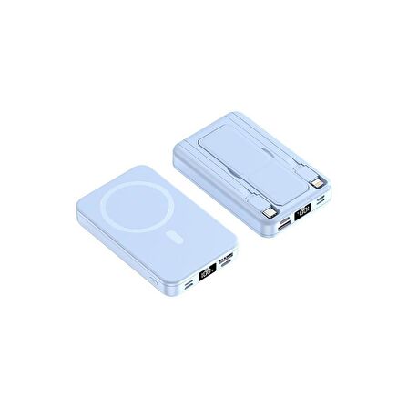 Sunix 10.000 Mah Manyetik Powerbank Mavi PB-47