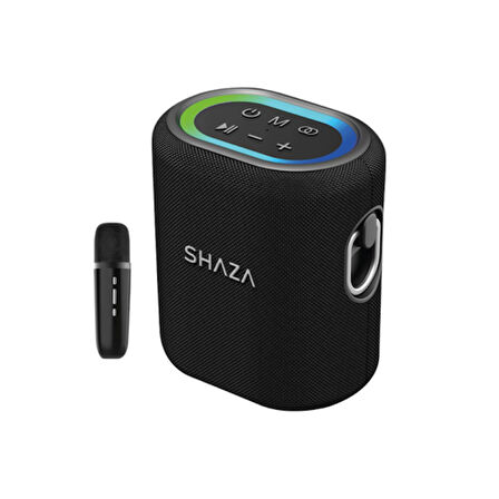 SHAZA TAŞINABİLİR BLUETOOTH MİKROFON 30W HOPARLÖR